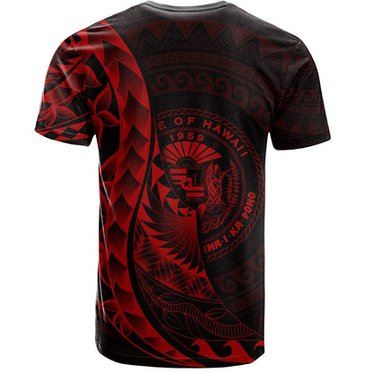 Hawaii T-Shirt - Custom Personalised Polynesian Pattern Style