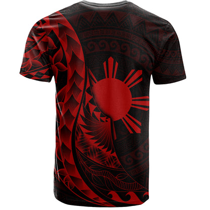 Philippines Filipinos T-Shirt - Custom Personalised Polynesian Pattern Style