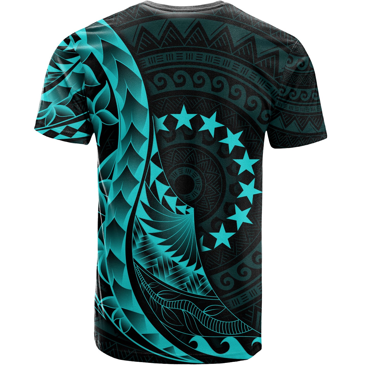 Cook Islands T-Shirt - Custom Personalised Polynesian Pattern Style