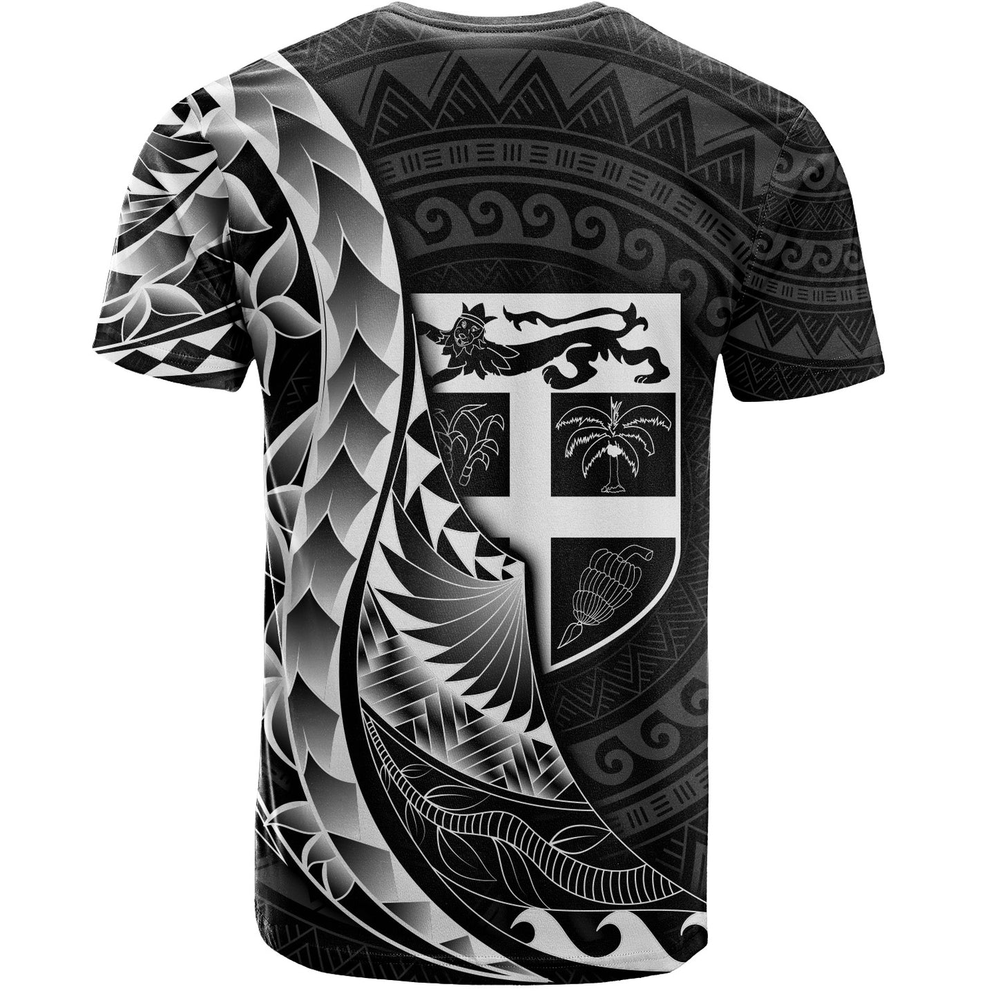 Fiji T-Shirt - Custom Personalised Polynesian Pattern Style