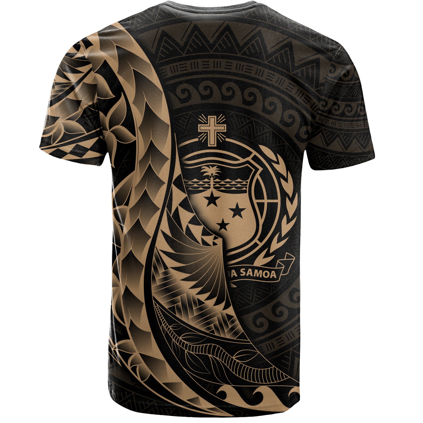 Samoa T-Shirt - Custom Personalised Polynesian Pattern Style