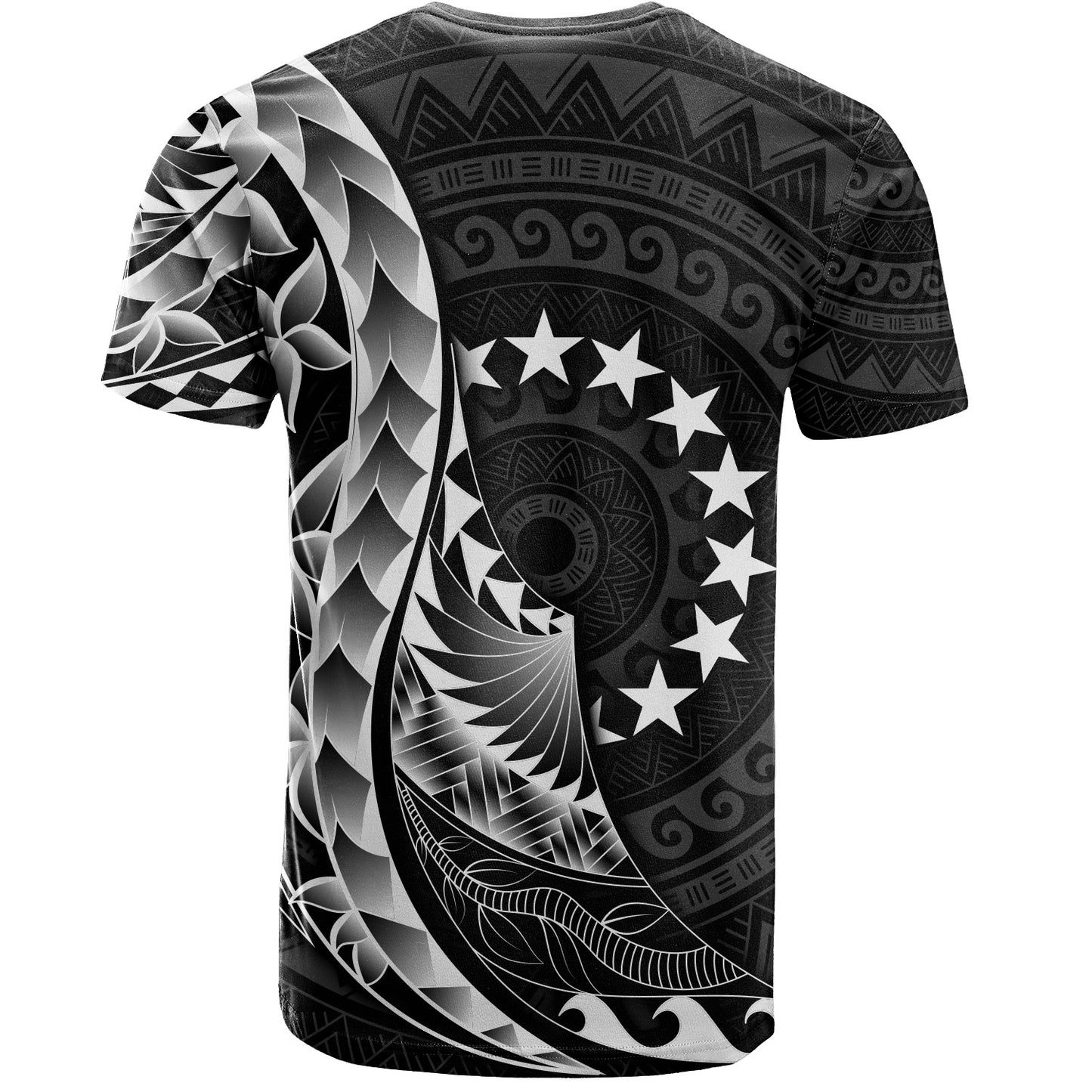 Cook Islands T-Shirt - Custom Personalised Polynesian Pattern Style