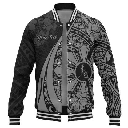 Philippines Filipinos Baseball Jacket Custom National Sampaguita Flower Symbols Style