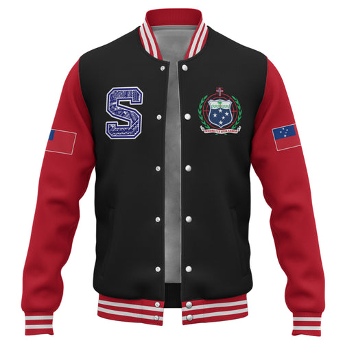 Samoa Baseball Jacket Letters Style