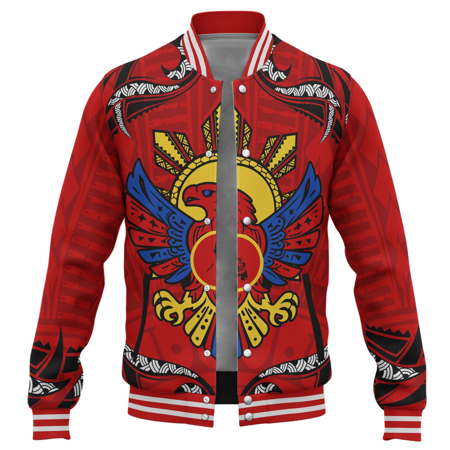 Philippines Filipinos Baseball Jacket Eagle Modern Decorative Art