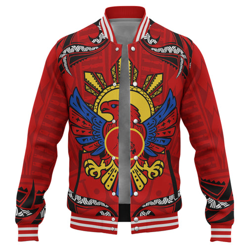 Philippines Filipinos Baseball Jacket Eagle Modern Decorative Art