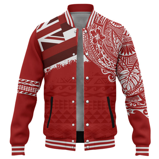 Hawaii Baseball Jacket Lahainaluna High School With Crest Style Ver.1
