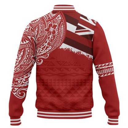 Hawaii Baseball Jacket Lahainaluna High School With Crest Style Ver.1