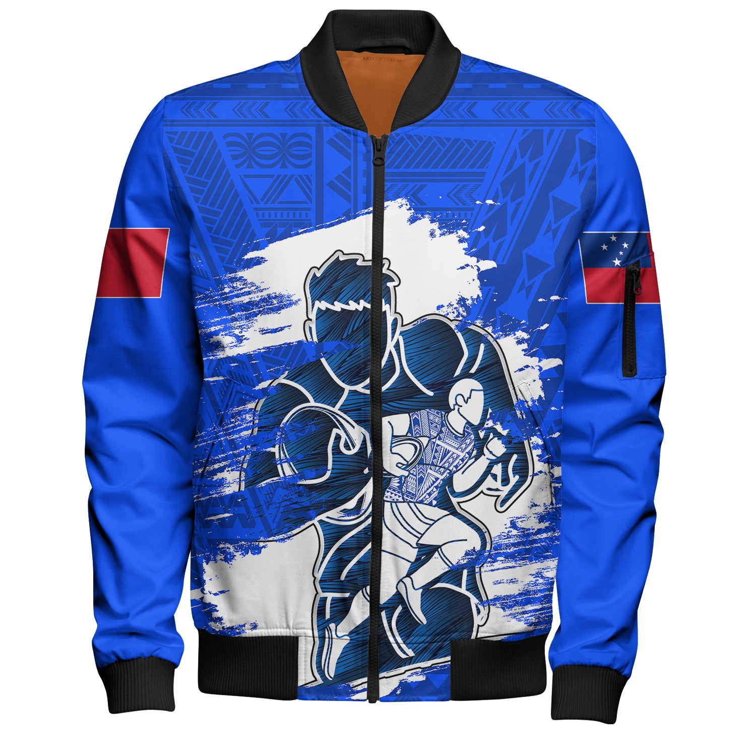 Samoa Bomber Jacket Toa Samoa Rugby League Sport