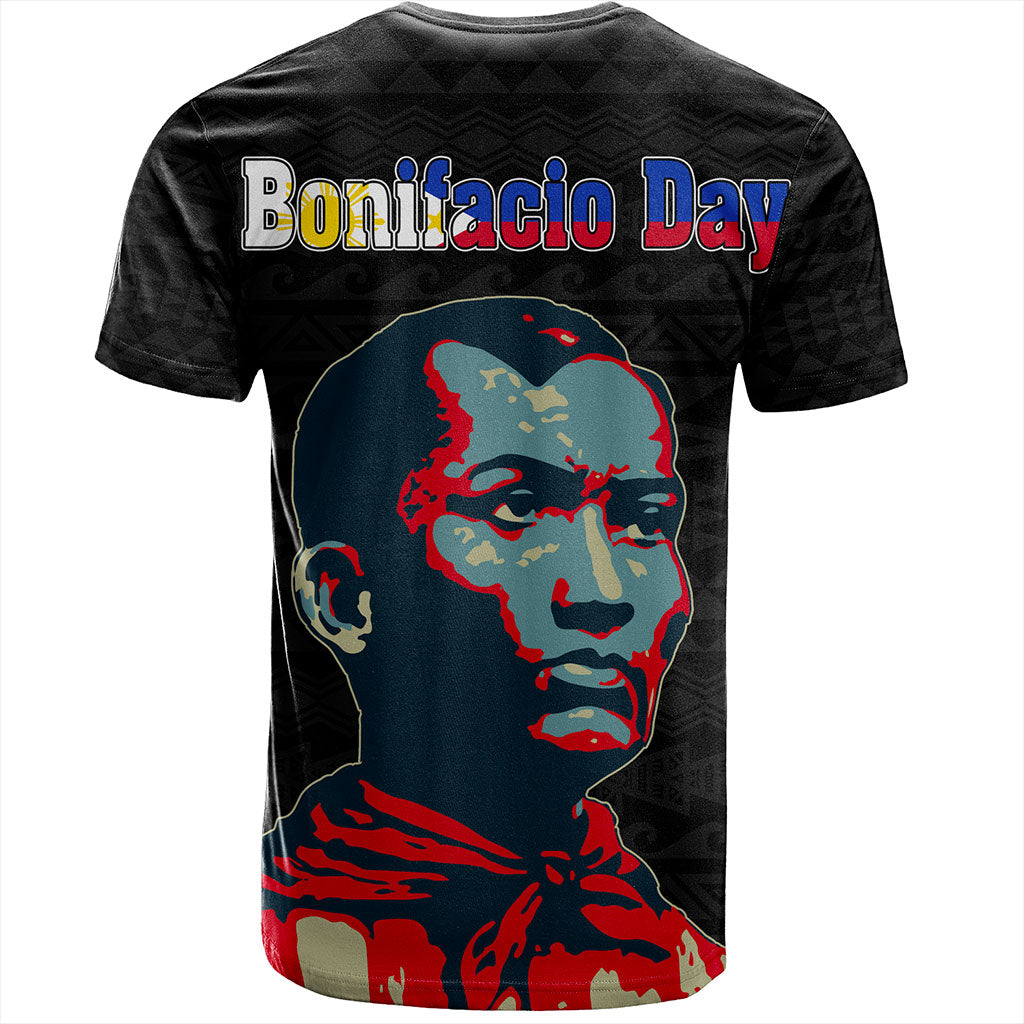 Philippines Filipinos T-Shirt Bonifacio Day Tribal Crack Style