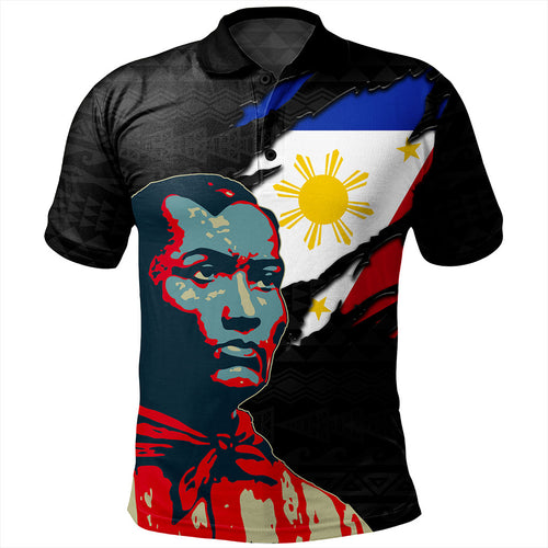 Philippines Filipinos Polo Shirt Bonifacio Day Tribal Crack Style