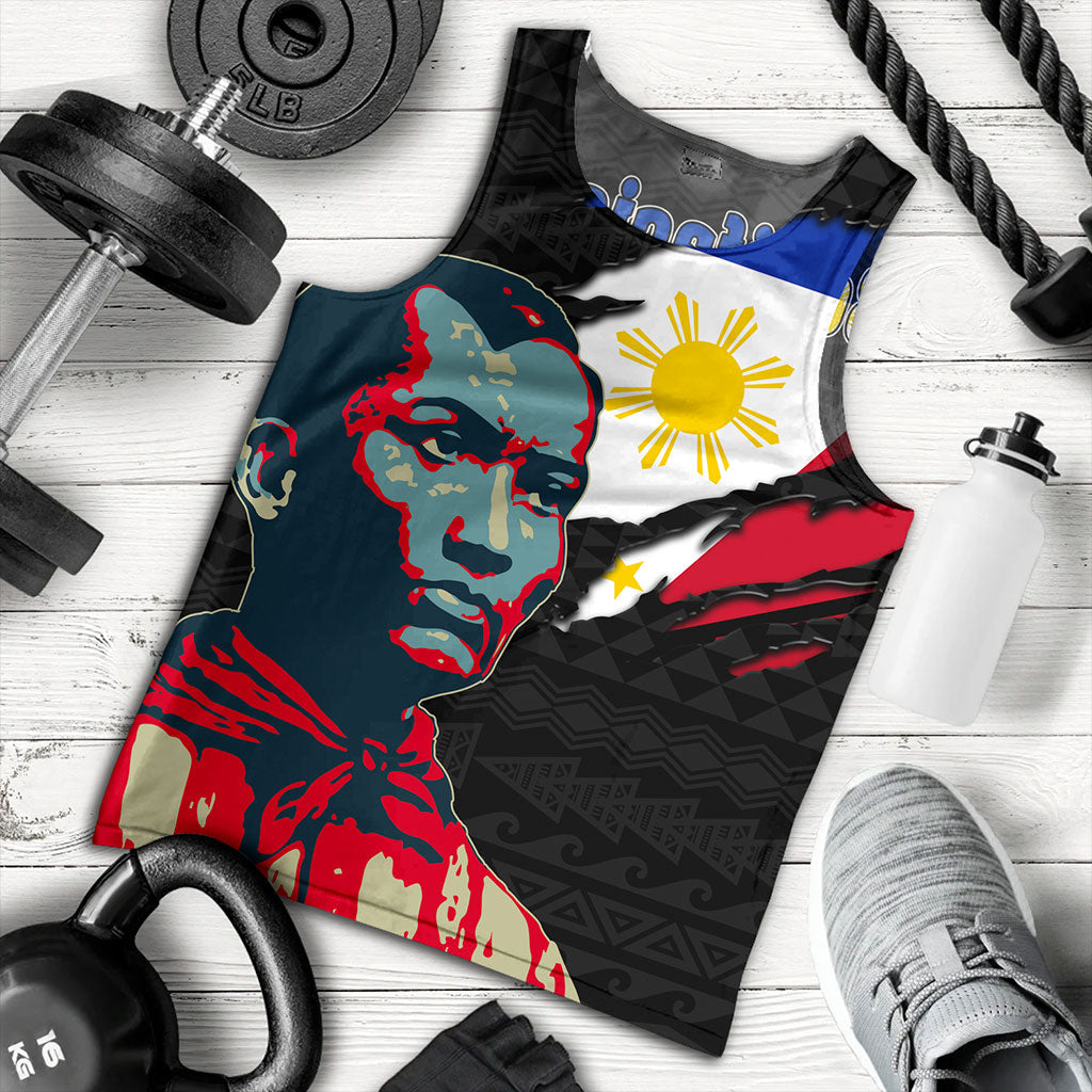 Philippines Filipinos Tank Top Bonifacio Day Tribal Crack Style