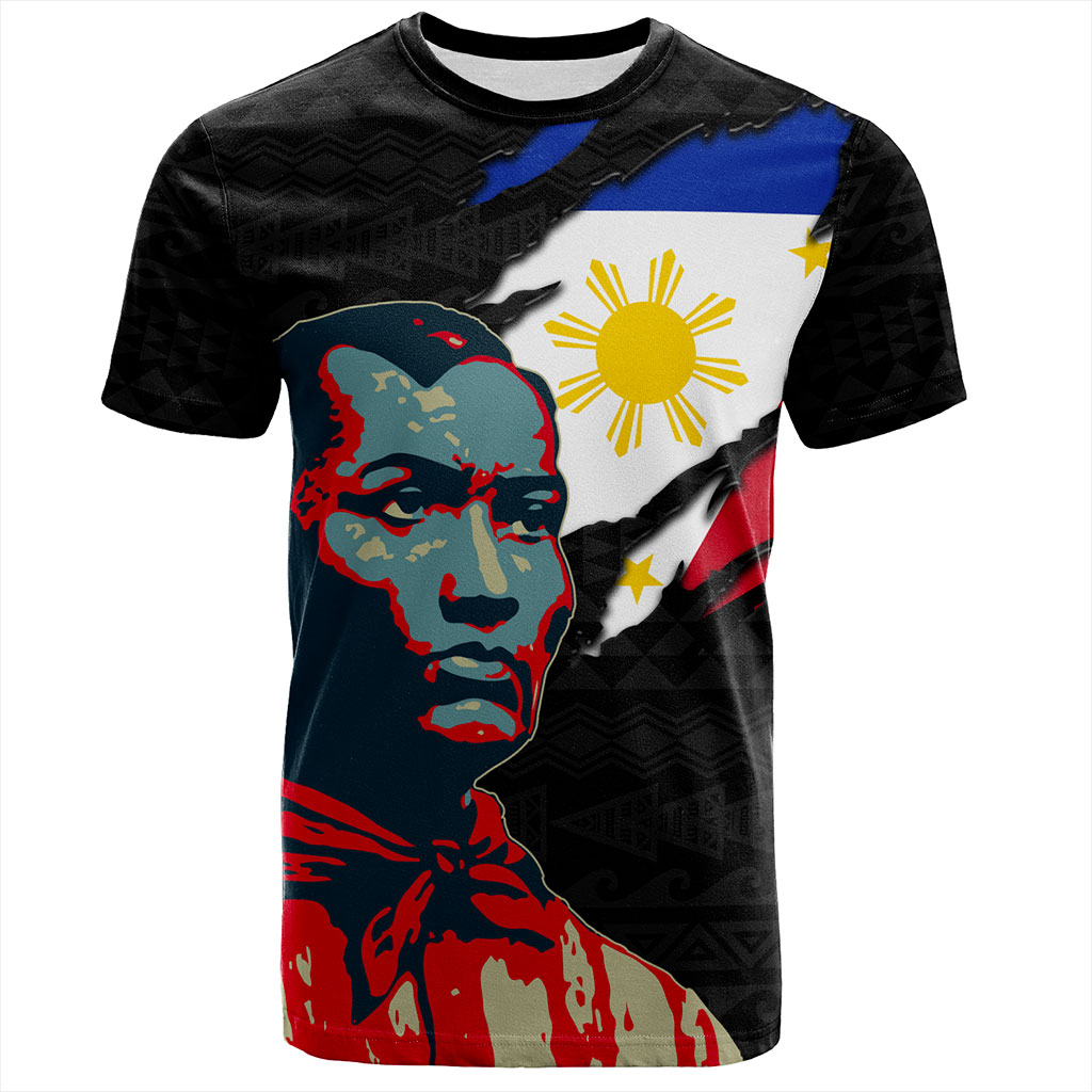 Philippines Filipinos T-Shirt Bonifacio Day Tribal Crack Style