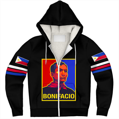 Philippines Filipinos Sherpa Hoodie Bonifacio Day Holiday