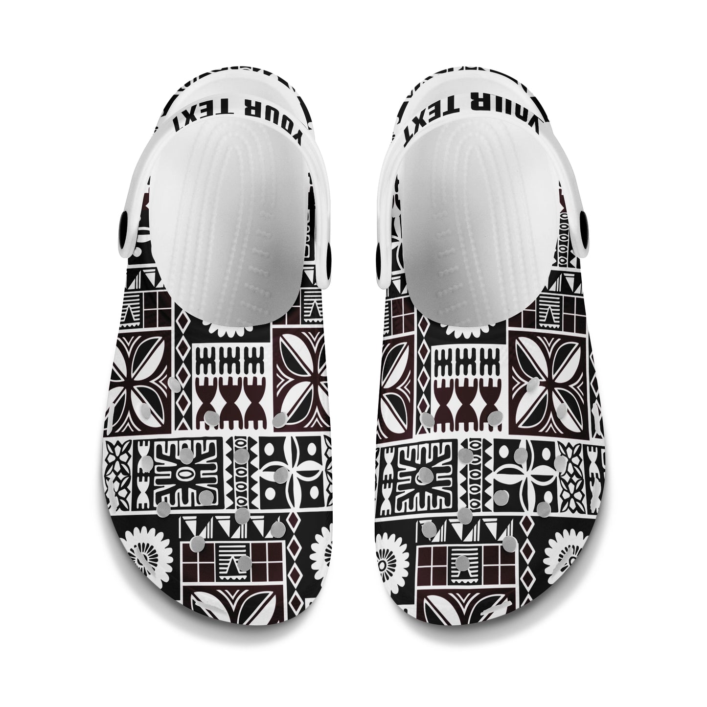 Fiji Clogs Shoes Custom Text Bula Fashion Style