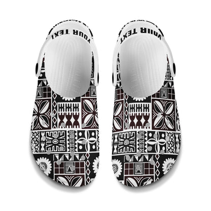 Fiji Clogs Shoes Custom Text Bula Fashion Style
