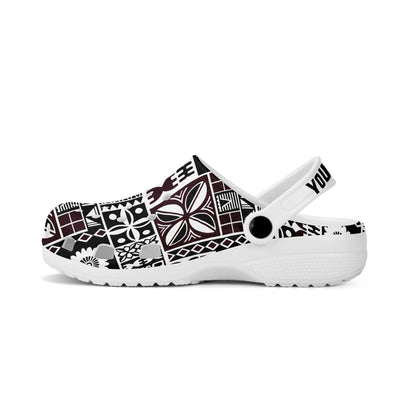 Fiji Clogs Shoes Custom Text Bula Fashion Style