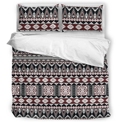 Fiji Bedding Set Bula Fiji Masi Motif Brown Color Design
