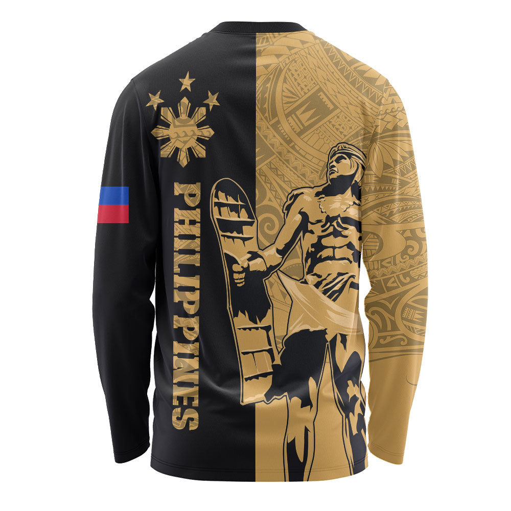 Philippines Filipinos Long Sleeve T-shirt Lapu Lapu Star Tribal