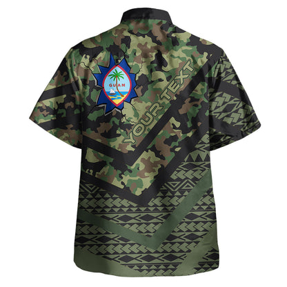 Guam Short Sleeve Shirt - Custom Guam Camo Deluxe Polynesian Tattoo