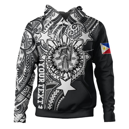 Philippines Custom Hoodie - Lapu-Lapu The King Of Cebu Tribal Black Style