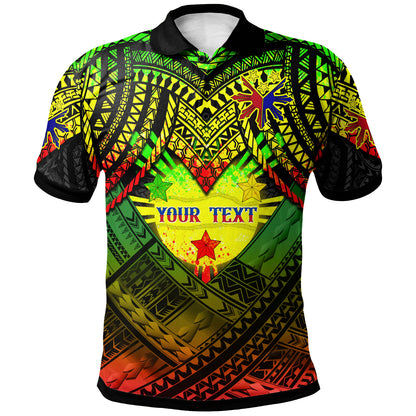 Philippines Polo Shirt - Custom Hope Begins In Your Home Reggae Style