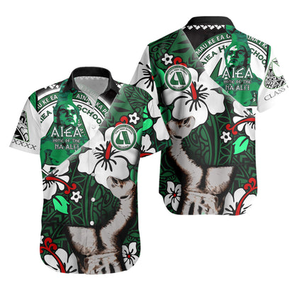 Aiea High School Patronage Short Sleeve Shirt - Custom Home Of The NA' ALI'I