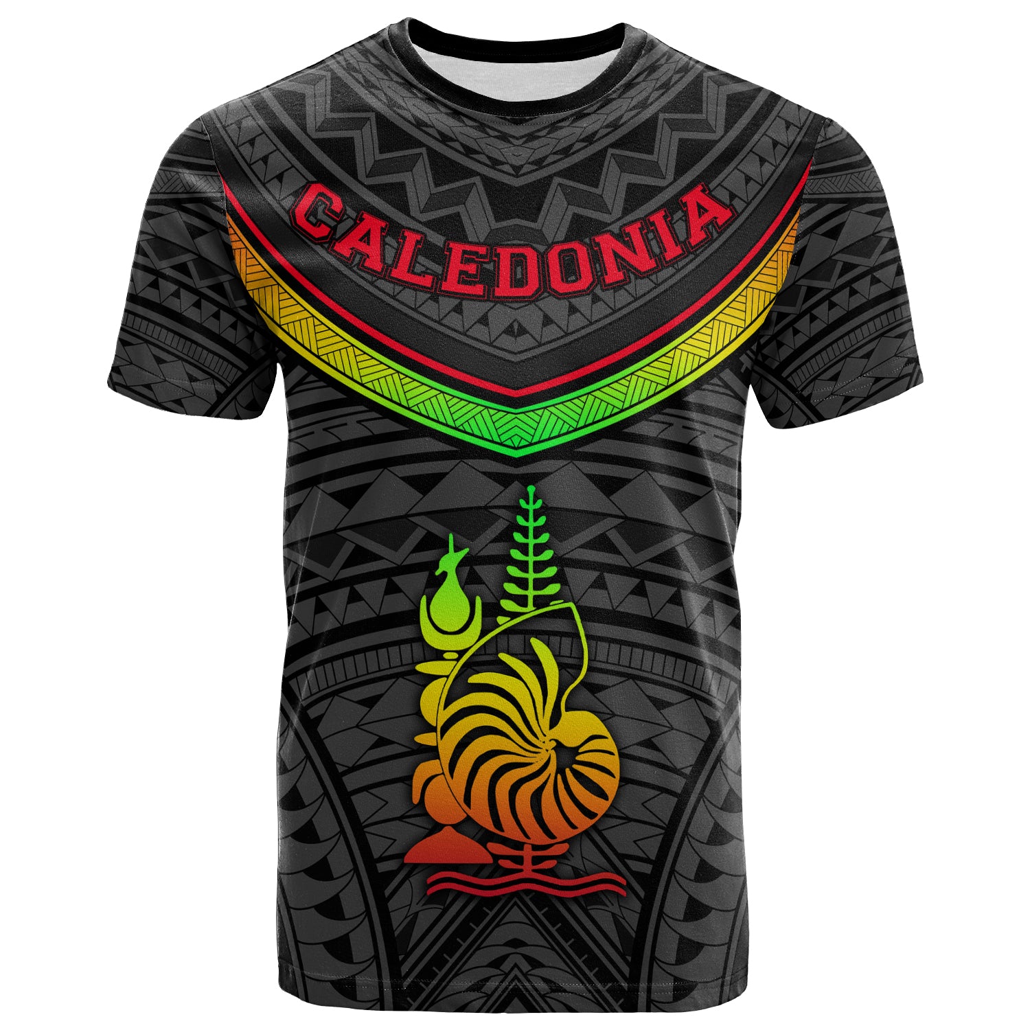 New Caledonia T-Shirt Polynesian Authen
