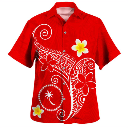 Chuuk State Hawaiian Shirt Polynesia Floral Tribal Ver.1