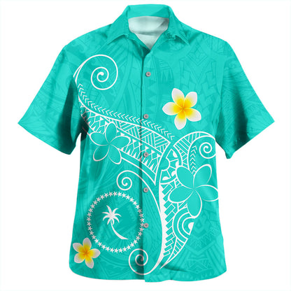 Chuuk State Hawaiian Shirt Polynesia Floral Tribal Ver.1