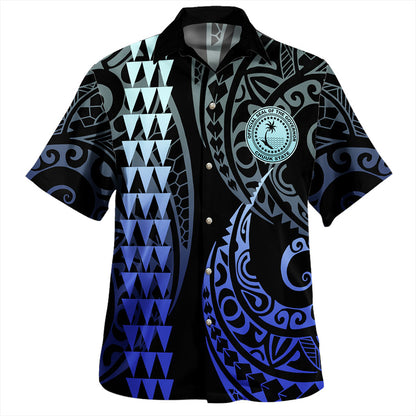 Chuuk State Hawaiian Shirt Kakau Style