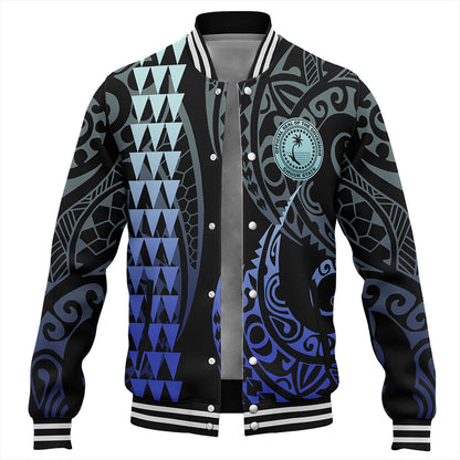 Chuuk State Baseball Jacket Kakau Style