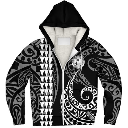 Chuuk State Sherpa Hoodie Kakau Style Ver.1