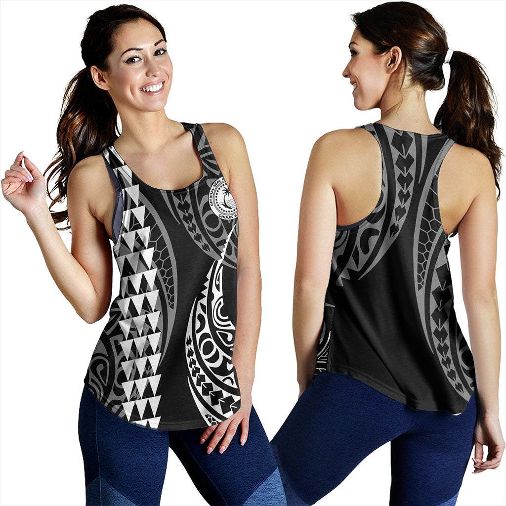 Chuuk State Women Tank Kakau Style Ver.1