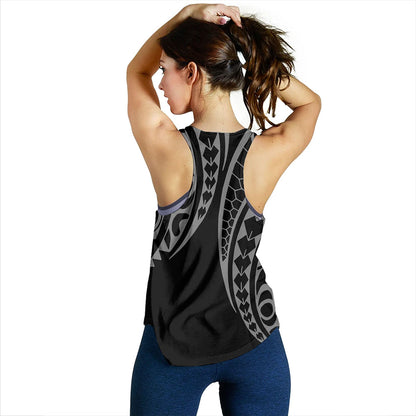 Chuuk State Women Tank Kakau Style Ver.1