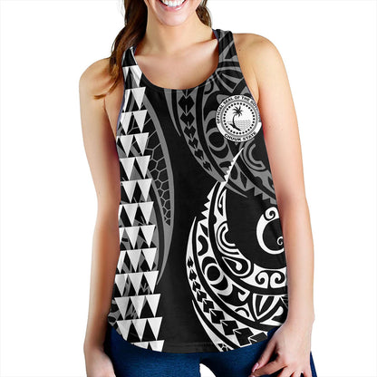 Chuuk State Women Tank Kakau Style Ver.1