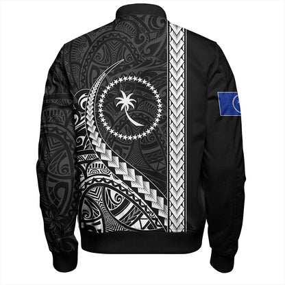 Chuuk State Bomber Jacket Tribal Micronesian Coat Of Arms