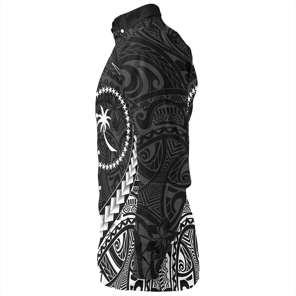 Chuuk State Long Sleeve Shirt Tribal Micronesian Coat Of Arms