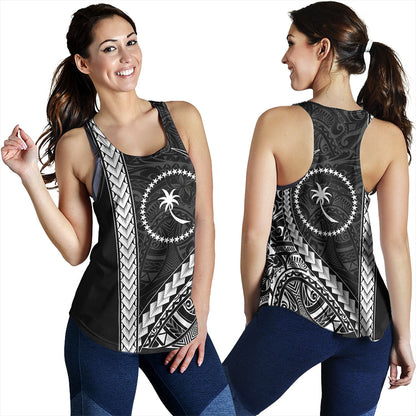 Chuuk State Women Tank Tribal Micronesian Coat Of Arms
