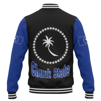 Chuuk State Baseball Jacket Letters Style