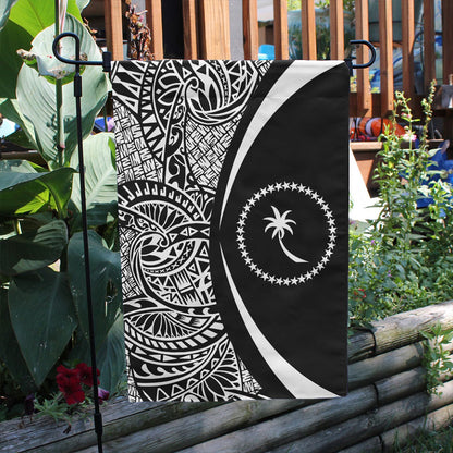 Chuuk State Garden Flag Lauhala Circle White