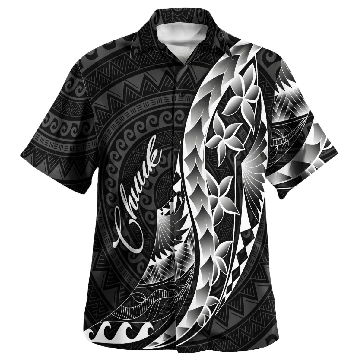 Chuuk Custom Personalised Hawaiian Shirt Polynesian Pattern Style
