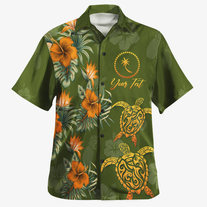 Chuuk Custom Personalised Hawaiian Shirt Polynesian Tropical Summer