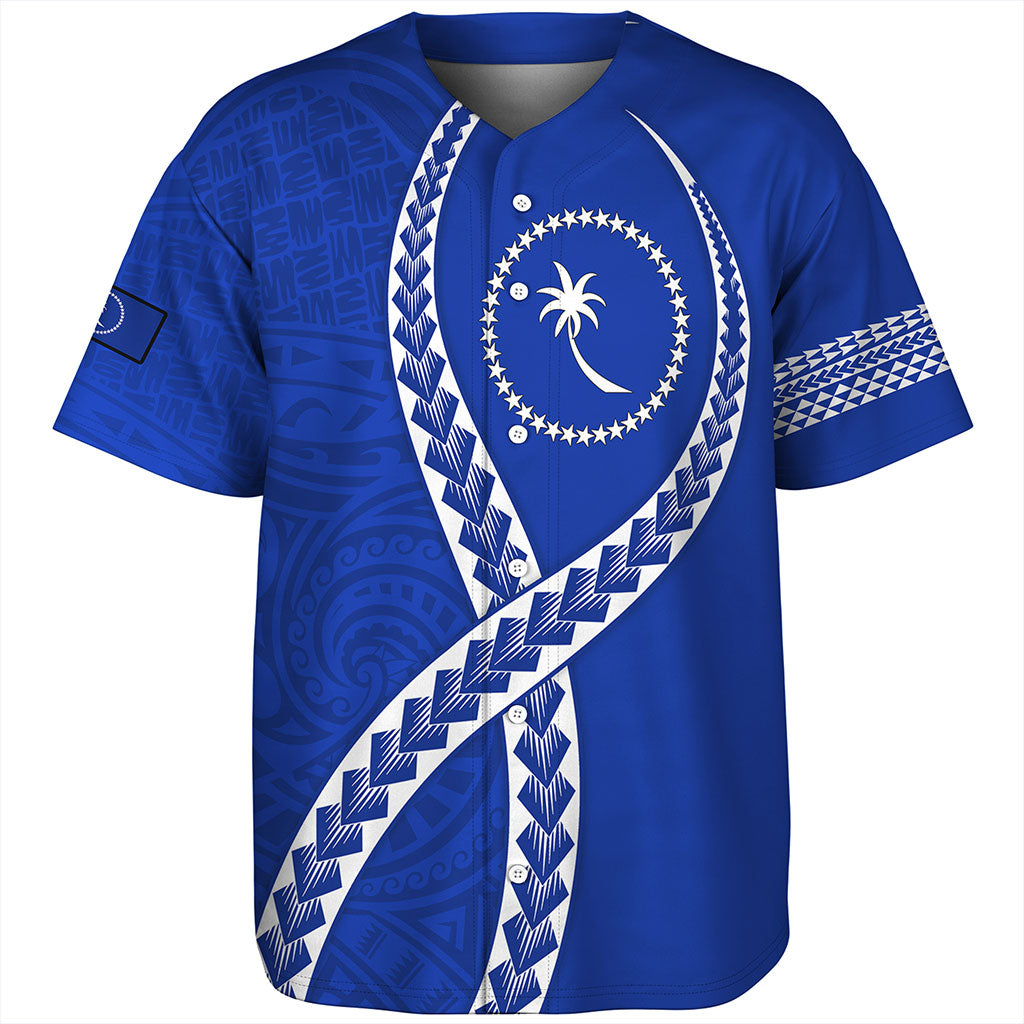 Chuuk State Baseball Shirt Tribal Polynesian In My Heart