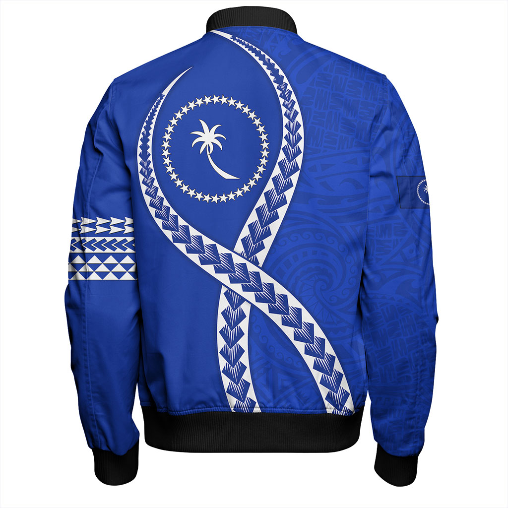 Chuuk State Bomber Jacket Tribal Polynesian In My Heart