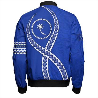 Chuuk State Bomber Jacket Tribal Polynesian In My Heart