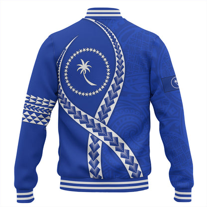 Chuuk State Baseball Jacket Tribal Polynesian In My Heart