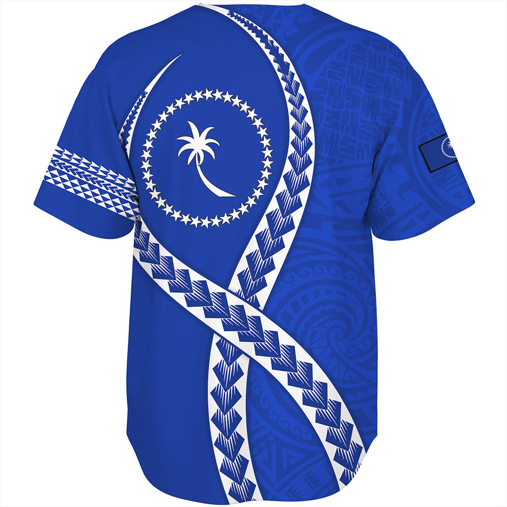 Chuuk State Baseball Shirt Tribal Polynesian In My Heart