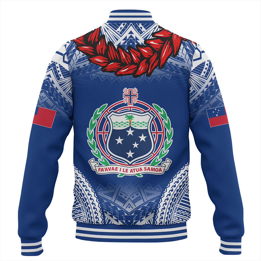 Samoa Baseball Jacket Coat Of Arms Ula Fala Original Style