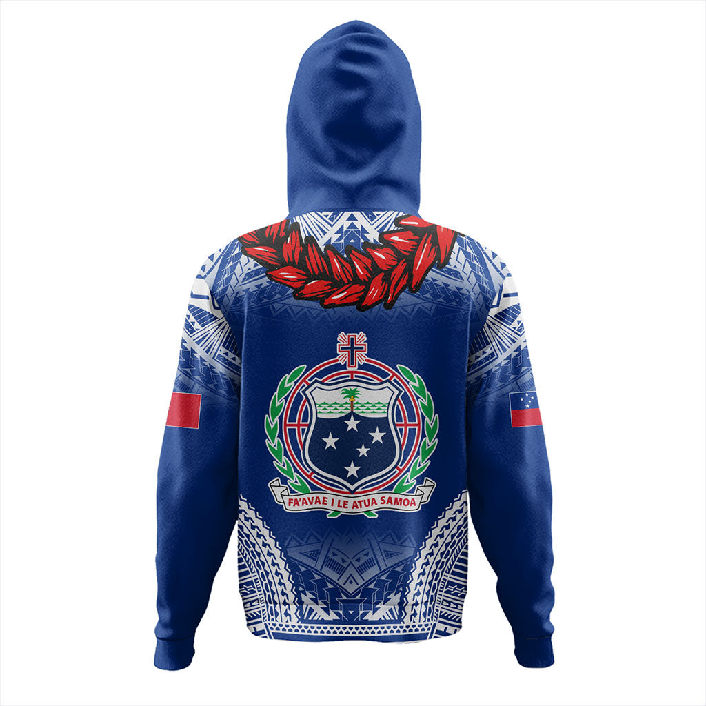 Samoa Hoodie Coat Of Arms Ula Fala Original Style